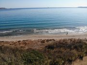 Kiani Akti Kreta, Kiani Akti: Prestigeträchtiges Grundstück direkt am Meer nahe Kalyves zu verkaufen Grundstück kaufen